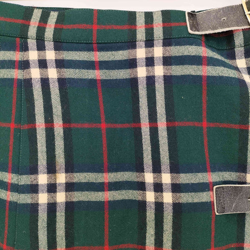 バーバリーズ BURBERRYS 90s 緑タグ ノバチェック 巻きスカート レディース import:L